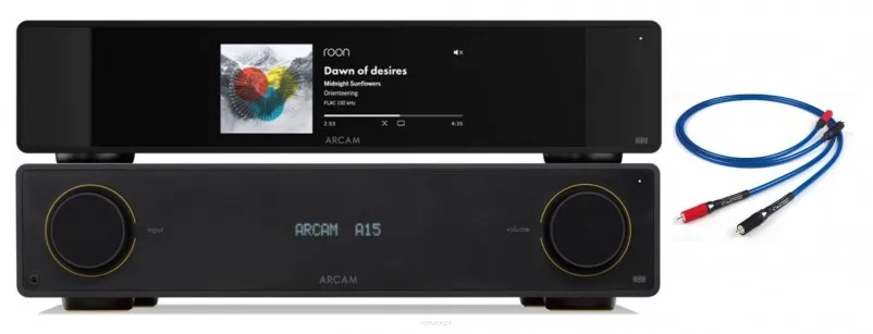 Arcam Radia ST25 + Arcam Radia A15 + Chord Clearway 1m sieciowy zestaw stereo